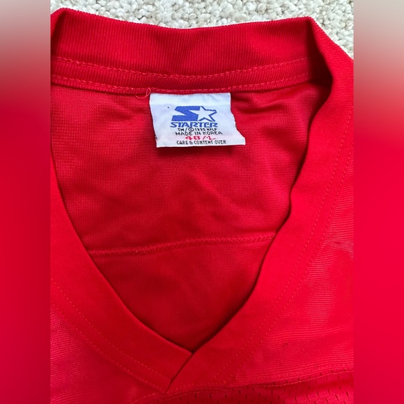 Vintage Starter Andre Rison Kansas City Chiefs Jersey Sz  48 - Picture 3 of 3